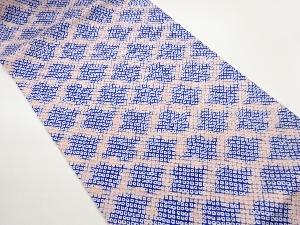 絞り抽象菱模様名古屋帯